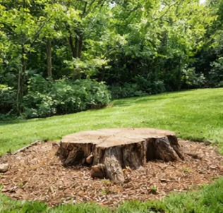 Stump before removal